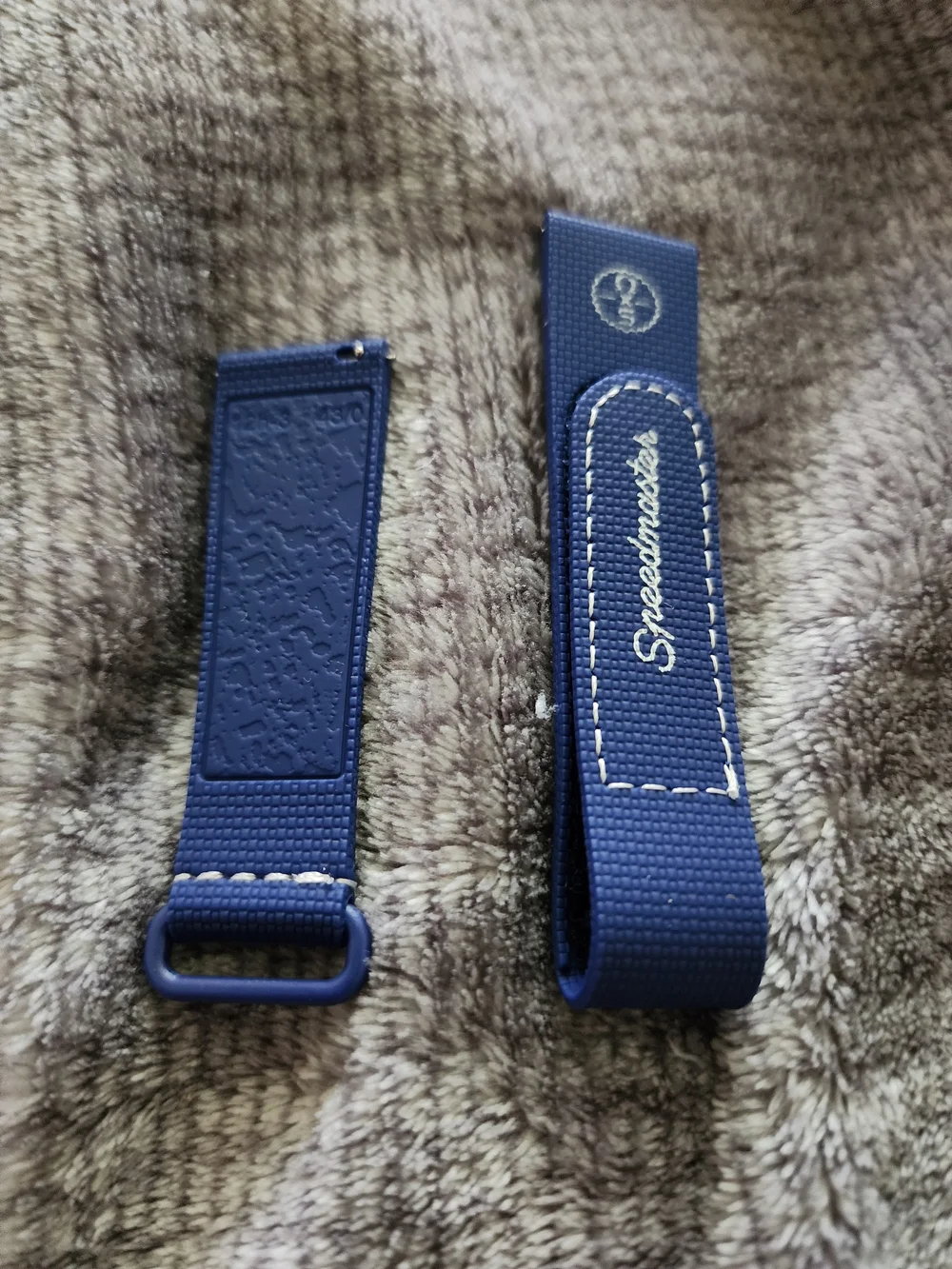 official Swatch x OMEGA Bioceramic MoonSwatch Navy Blue Rubber Strap.New